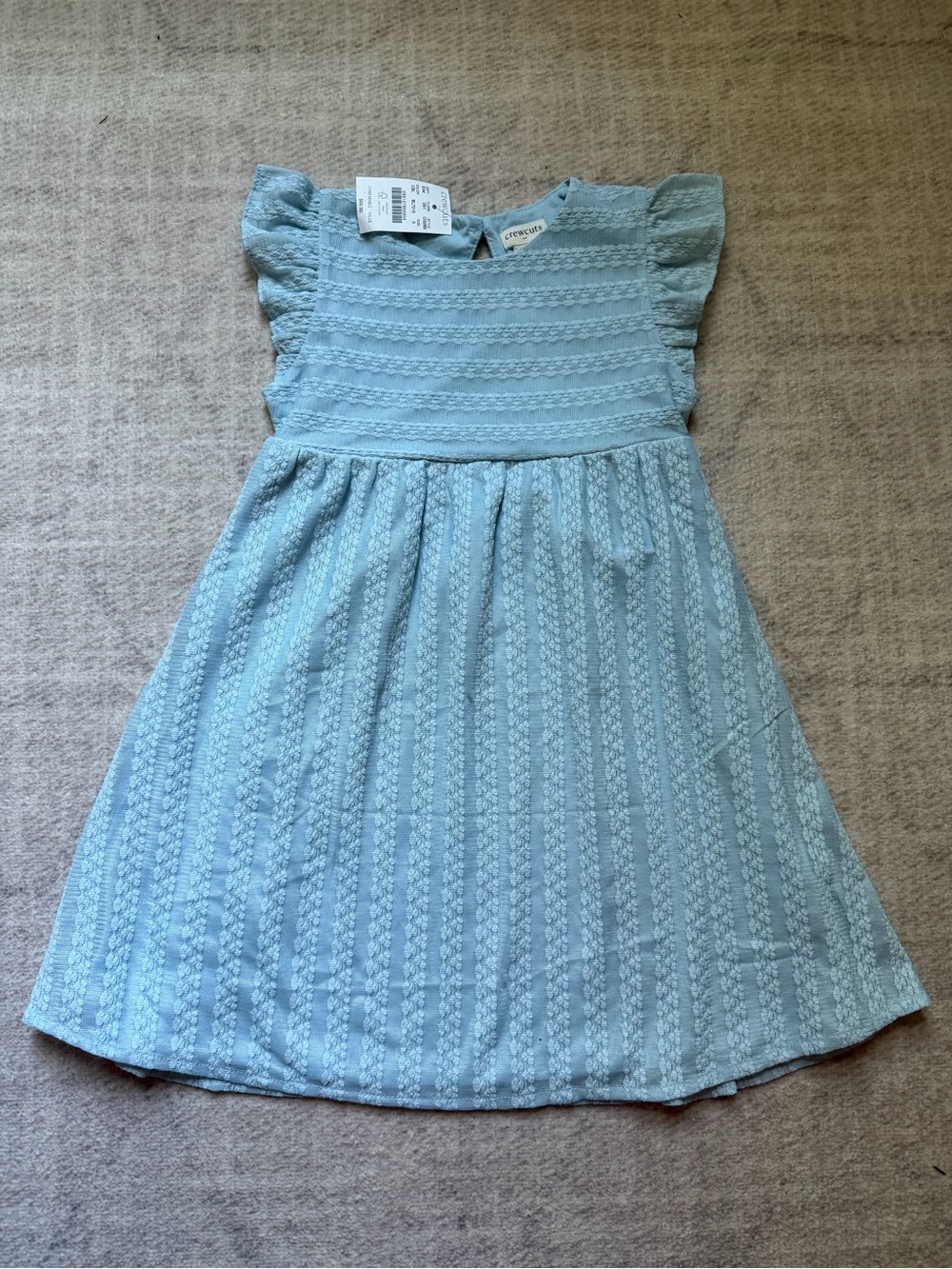 NWT J.Crew / Crewcuts Knit Flutter-Sleeved Dress (5)